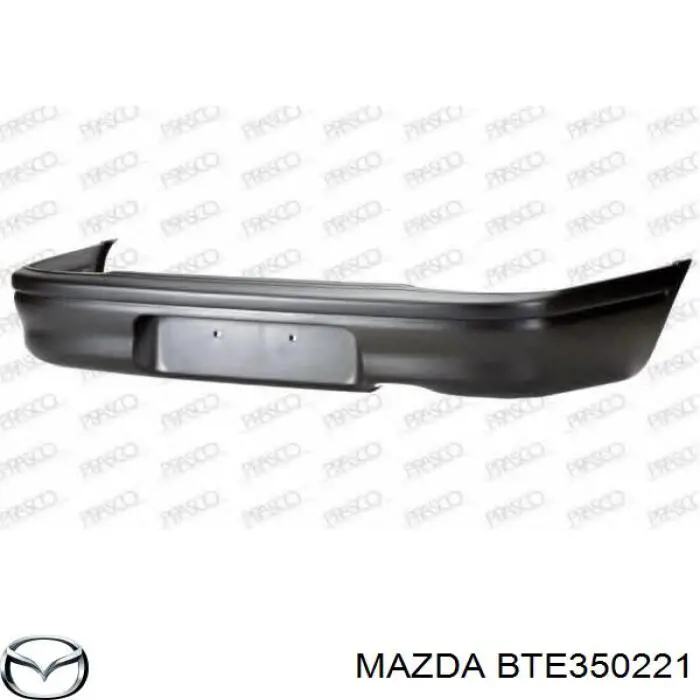 Paragolpes trasero Mazda 323 S IV 