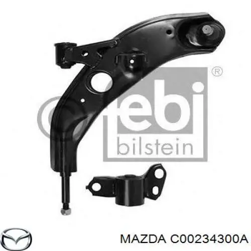 C00234300A Mazda barra oscilante, suspensión de ruedas delantera, inferior derecha