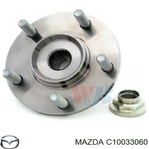 C10033060 Mazda cubo de rueda delantero