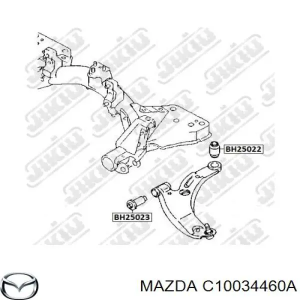 C10034460A Mazda silentblock de suspensión delantero inferior