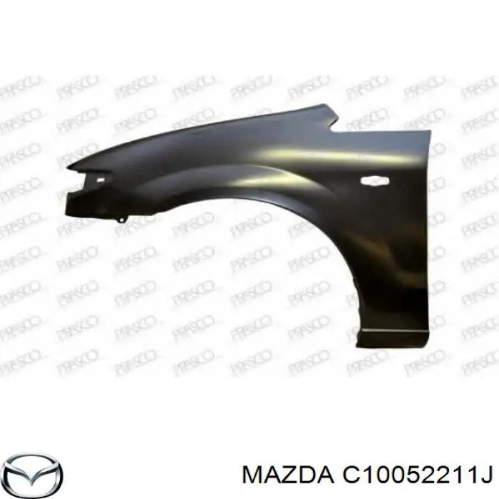 C10052211J Mazda guardabarros delantero izquierdo