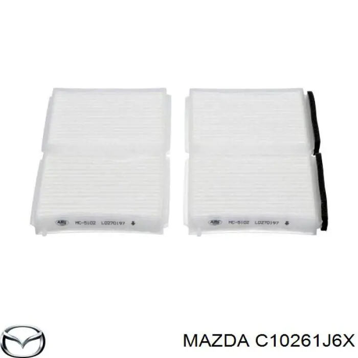 C10261J6X Mazda filtro habitáculo