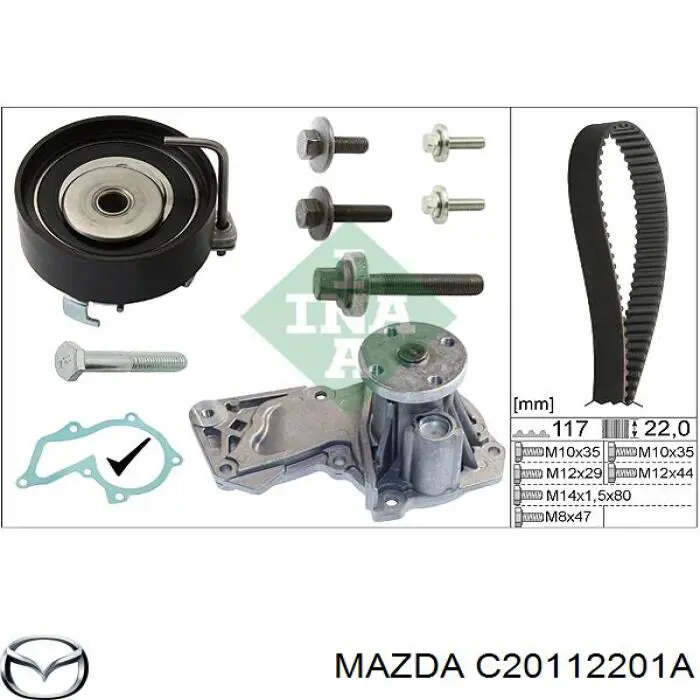 C20112201A Mazda correa distribucion