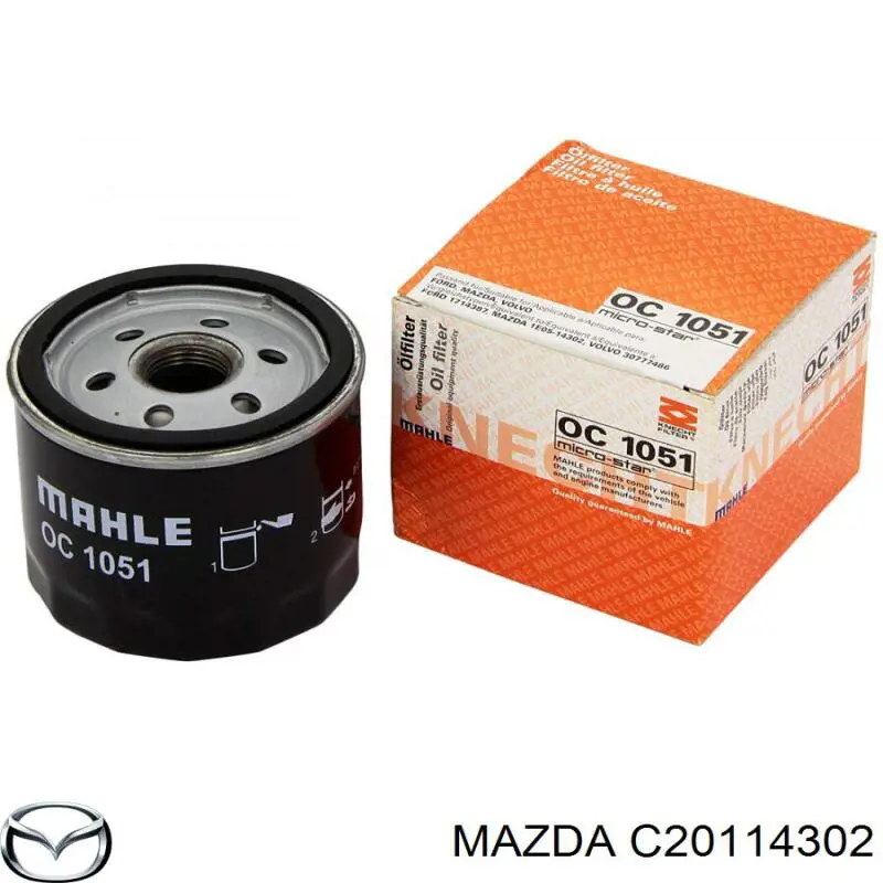 C20114302 Mazda filtro de aceite