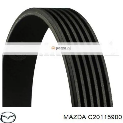 C20115900 Mazda correa trapezoidal