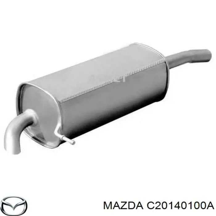 C20140100A Mazda silenciador posterior