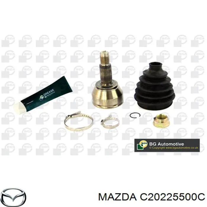 Árbol de transmisión delantero izquierdo para Mazda 2 (DY)