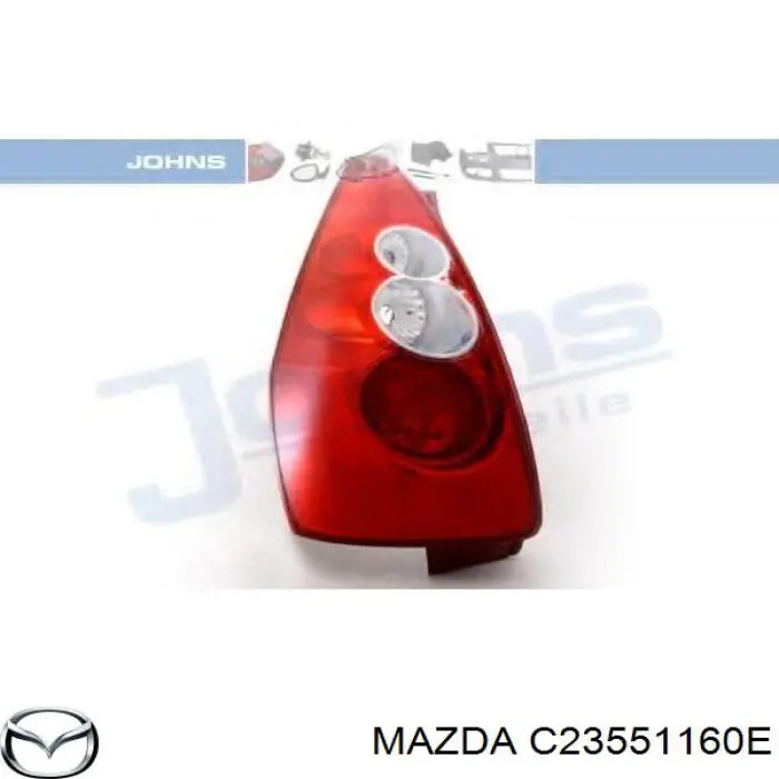 Comprar C23551160E Mazda Piloto trasero izquierdo