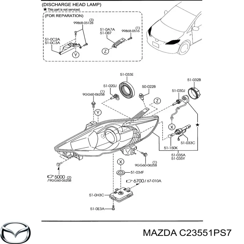  Mazda C23551PS7 precio, desde  