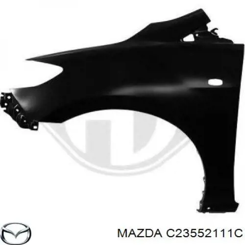 Guardabarros delanteros derecho Mazda C23552111C precio, desde 103,09 EUR