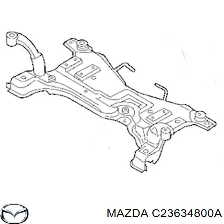 Subchasis delantero soporte motor Mazda C23634800A precio, desde 238,13 EUR