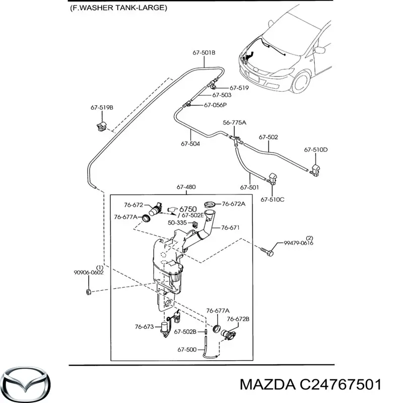  Mazda C24767501 precio, desde  
