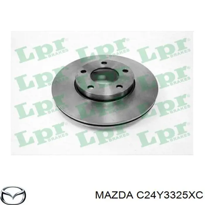 Disco de freno delantero Mazda C24Y3325XC