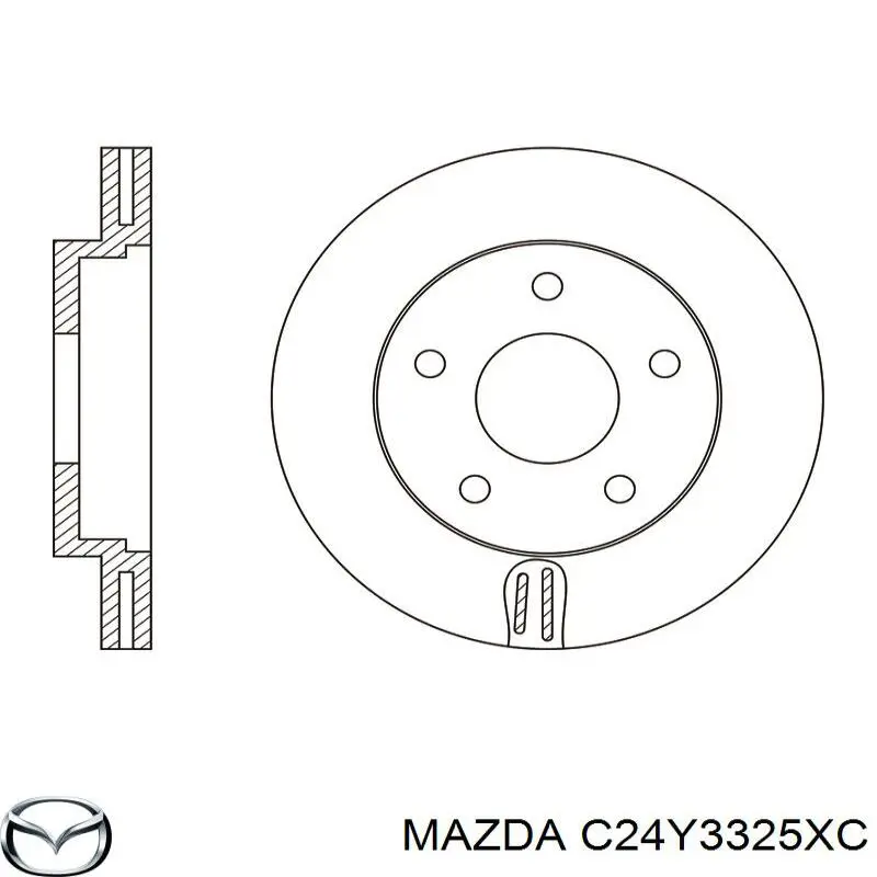 C24Y3325XC Mazda Discos