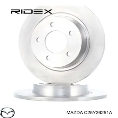 C25Y26251A Mazda Freno de disco trasero