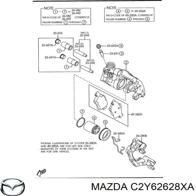 C2Y62628XA Mazda