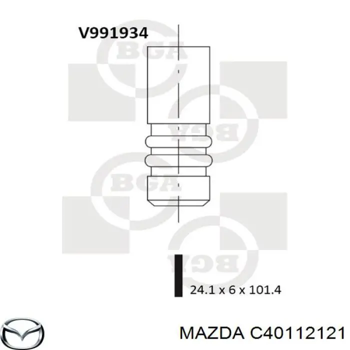 C40112121 Mazda válvula de escape