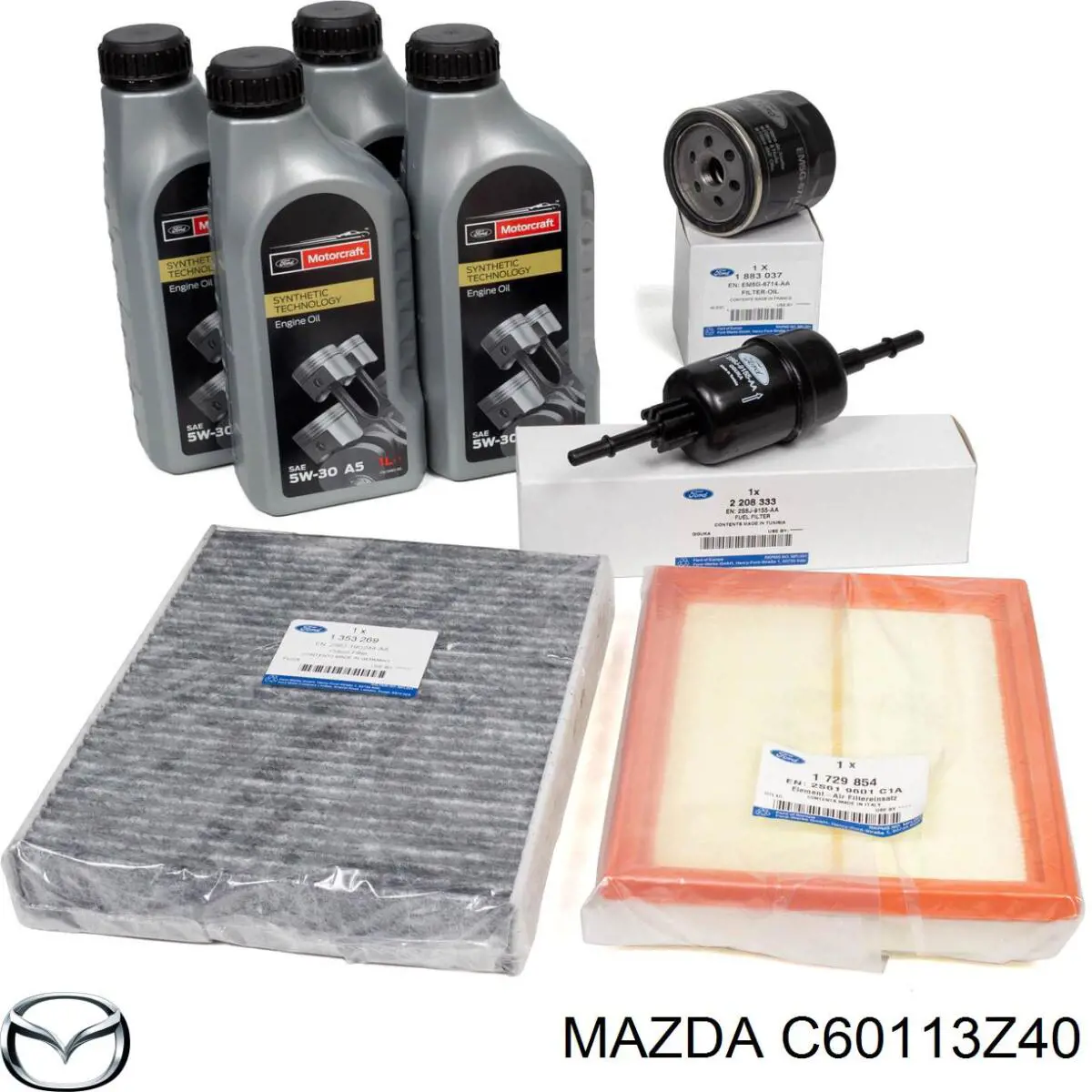 C60113Z40 Mazda filtro de aire