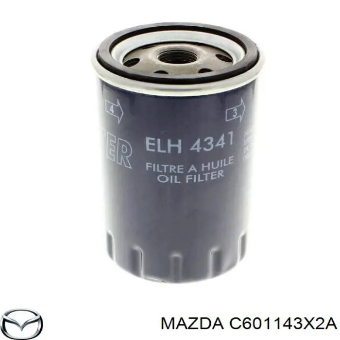 C601143X2A Mazda filtro de aceite