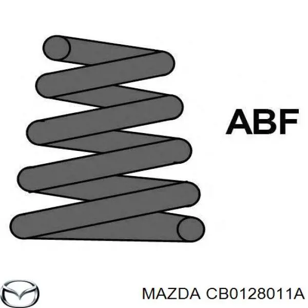 CB0128011A Mazda muelle de suspensión eje trasero