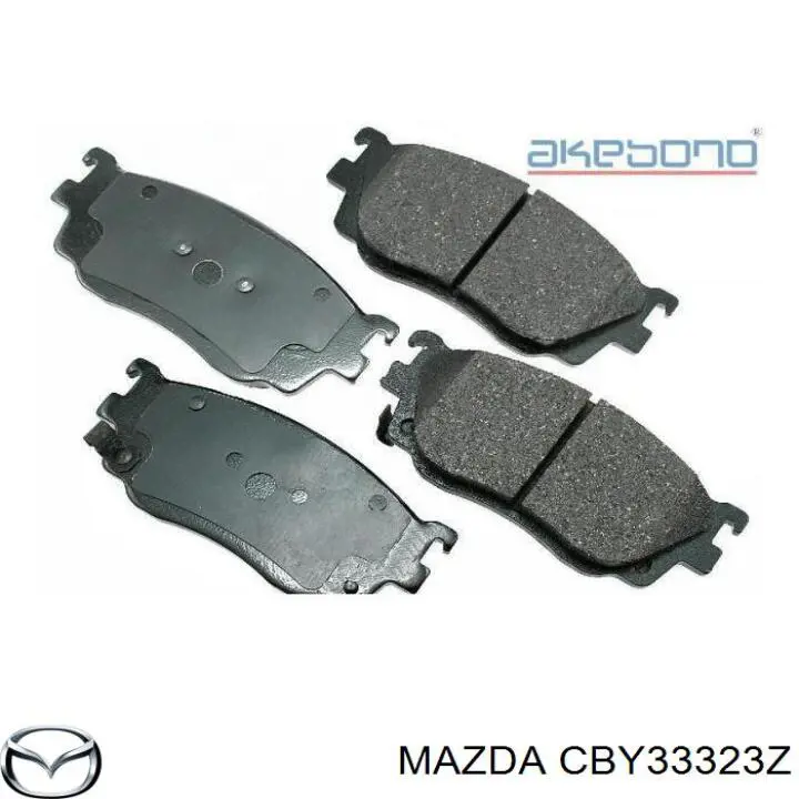 CBY33323Z Mazda pastillas de freno delanteras
