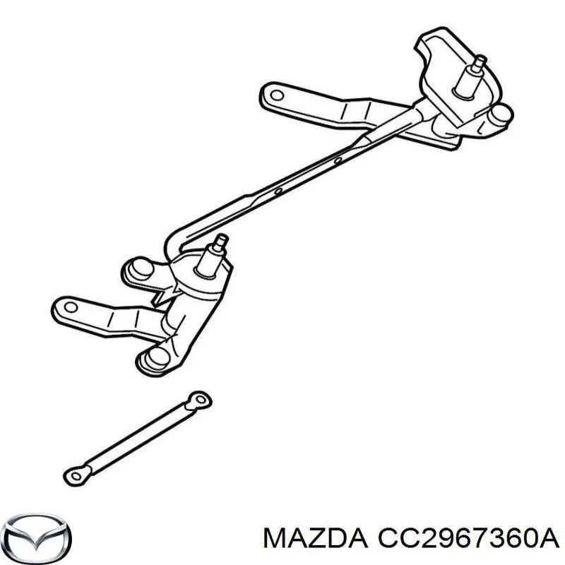 Varillaje lavaparabrisas Mazda 5 1 (CR)
