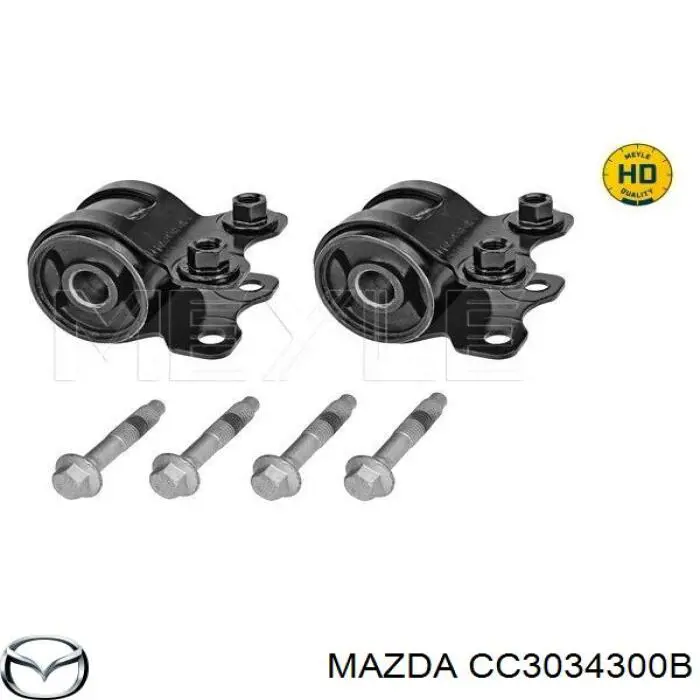 CC3034300B Mazda barra oscilante, suspensión de ruedas delantera, inferior derecha