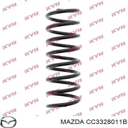 CC3328011B Mazda muelle de suspensión eje trasero