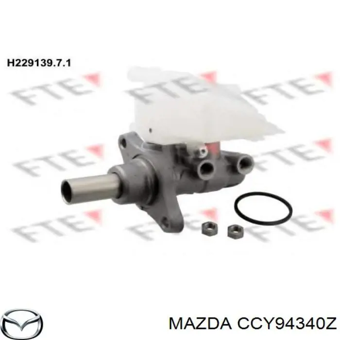 Cilindro maestro de frenos Mazda CCY94340Z precio, desde 145,73 EUR