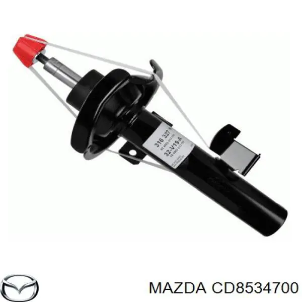 CD8534700 Mazda amortiguador delantero derecho