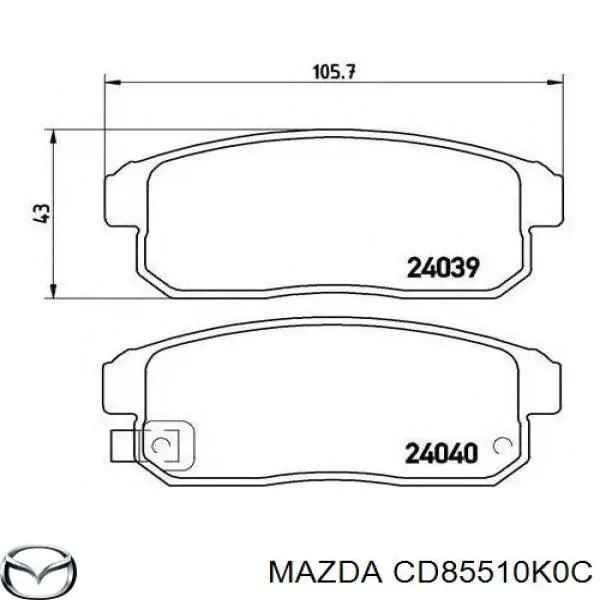 Comprar CD85510K0C Mazda Faro derecho