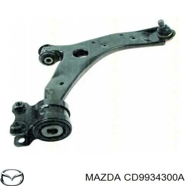 CD9934300A Mazda barra oscilante, suspensión de ruedas delantera, inferior derecha