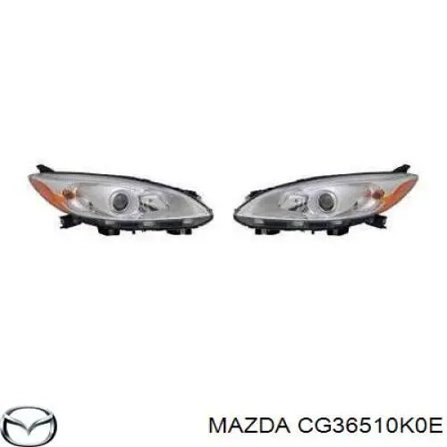 CG36510K0E Mazda faro derecho