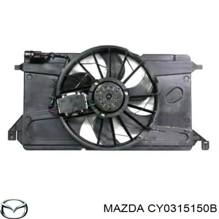 Motor de ventilador, Refrigeración, derecho para Mazda CX-9 