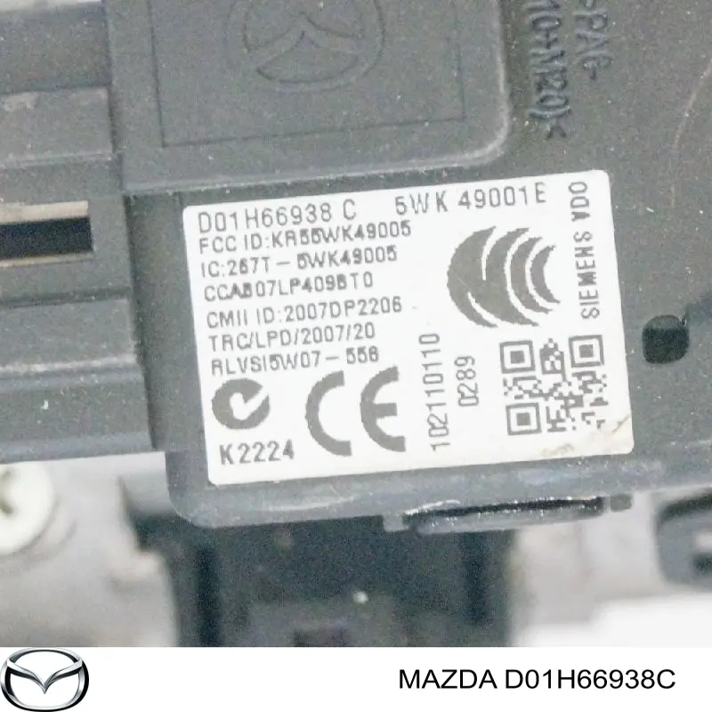 D01H66938C Mazda 