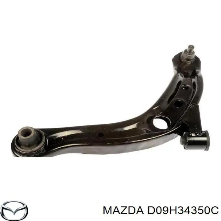 D09H34350D Mazda barra oscilante, suspensión de ruedas delantera, inferior izquierda