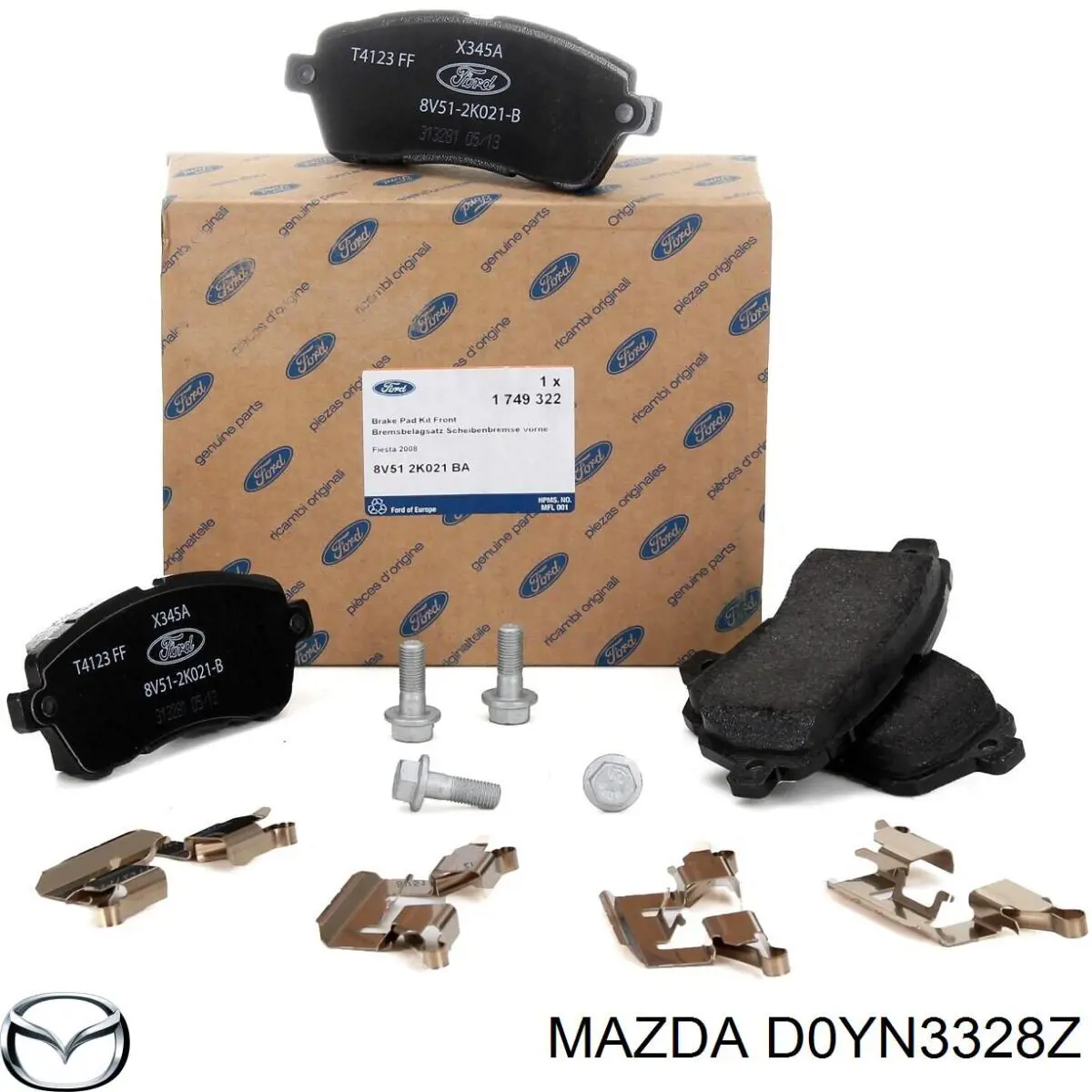 Pastillas de freno delanteras Suzuki Swift 4 MZ, EZ