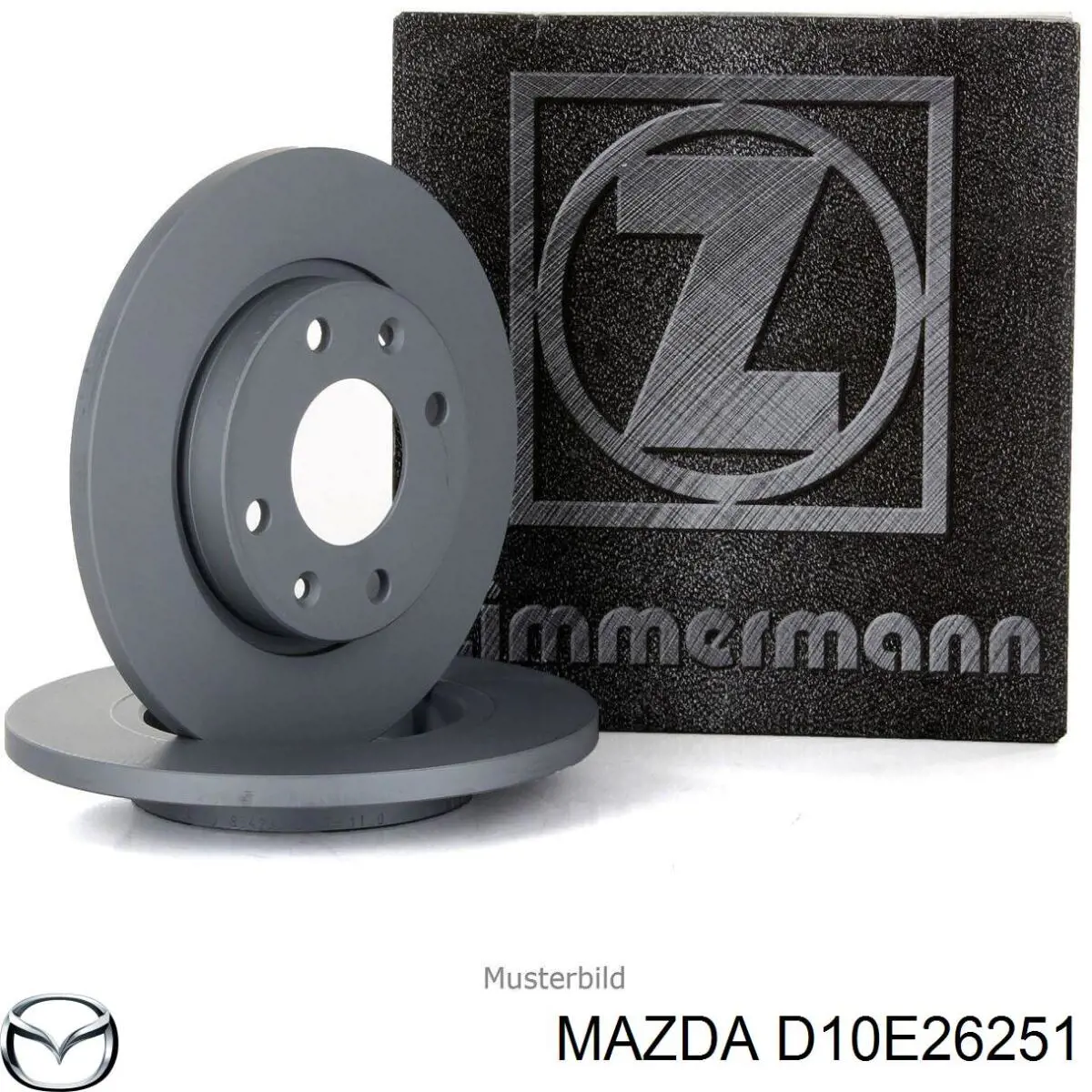 Disco de freno trasero Mazda D10E26251 precio, desde 34,36 EUR