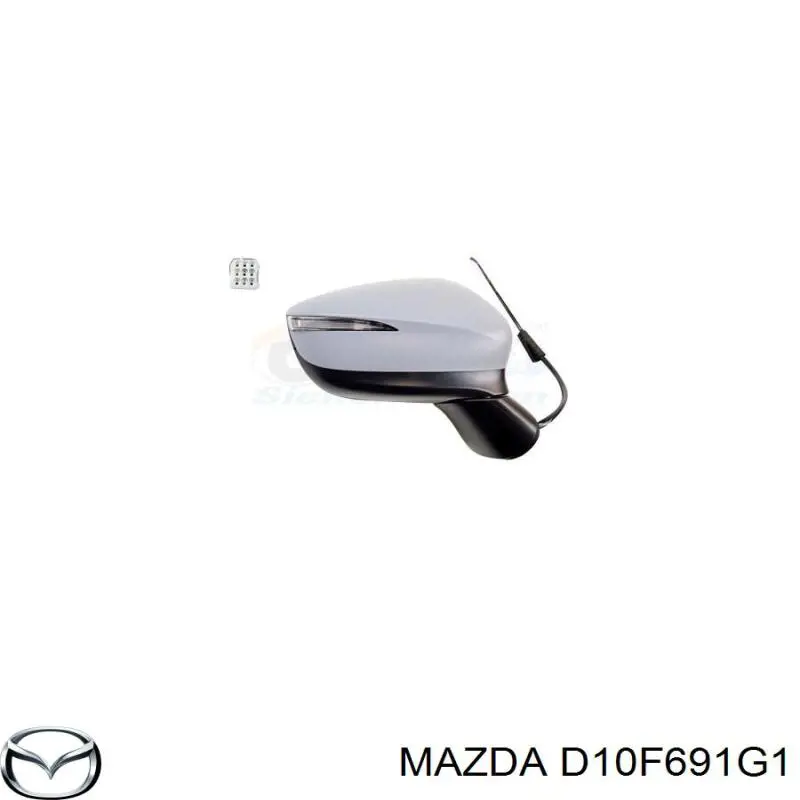 Cristal de Retrovisor Exterior Izquierdo para Mazda CX-5 (KE)
