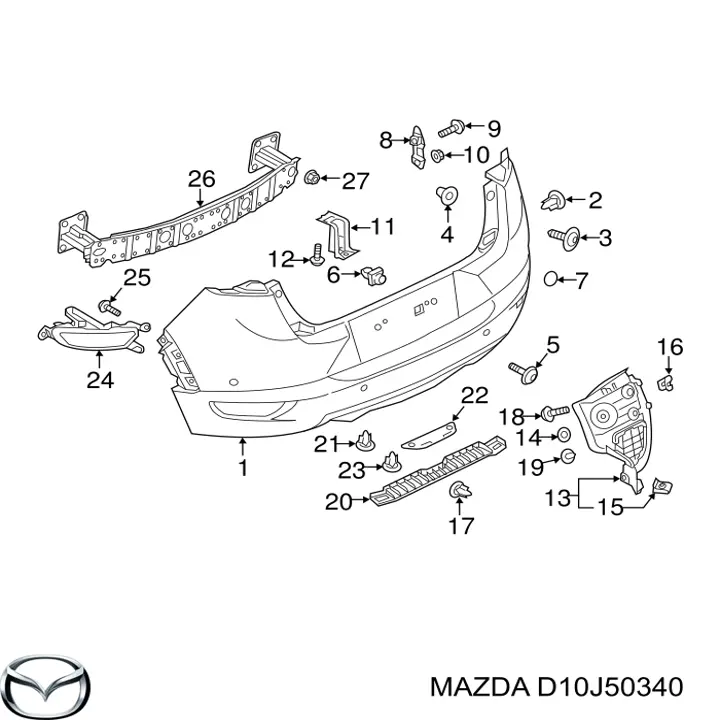 D10J50340 Mazda