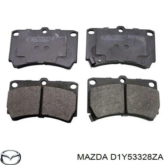 D1Y5-33-28ZA Mazda pastillas de freno delanteras