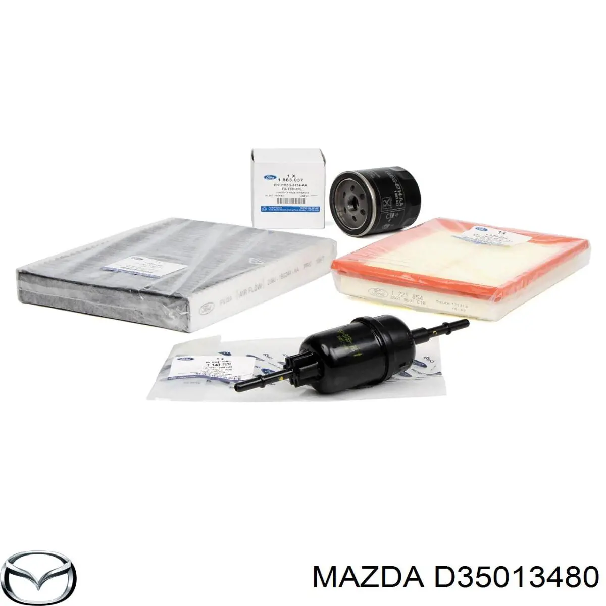 Filtro de combustible D35013480 Mazda