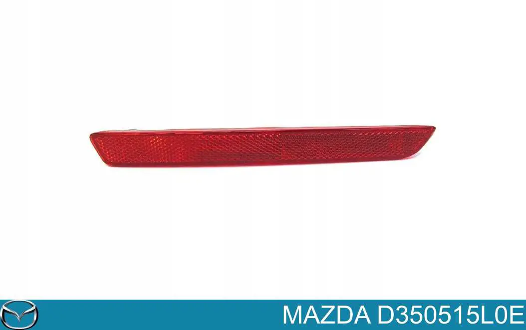 Comprar D350515L0D Mazda Reflector del parachoques trasero derecho
