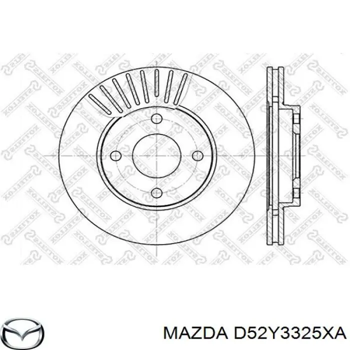 Comprar D52Y3325XA Mazda Freno de disco delantero