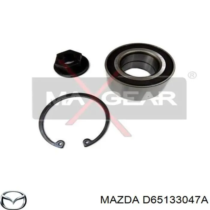 D65133047A Mazda Rodamientos de rueda delantero