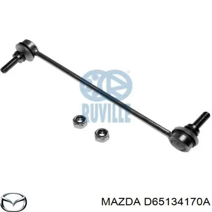 D65134170A Mazda soporte de barra estabilizadora delantera