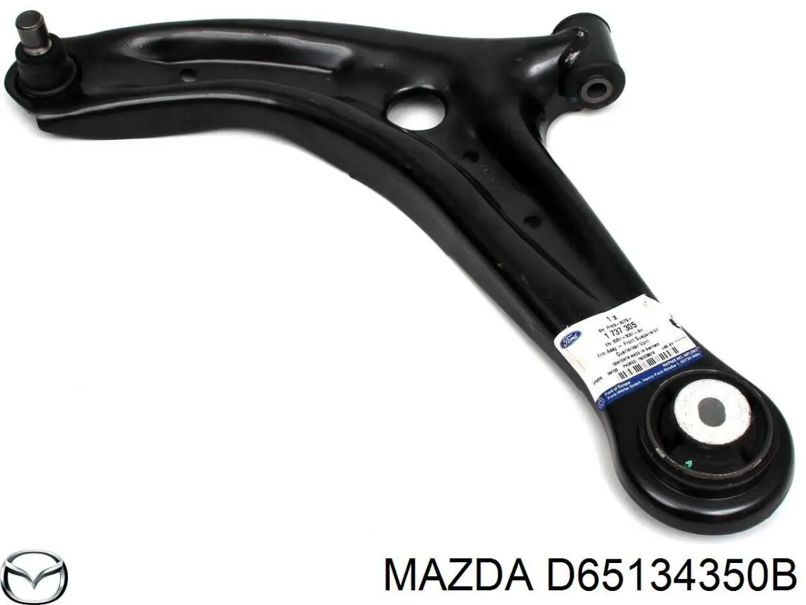 D65134350B Mazda barra oscilante, suspensión de ruedas delantera, inferior izquierda