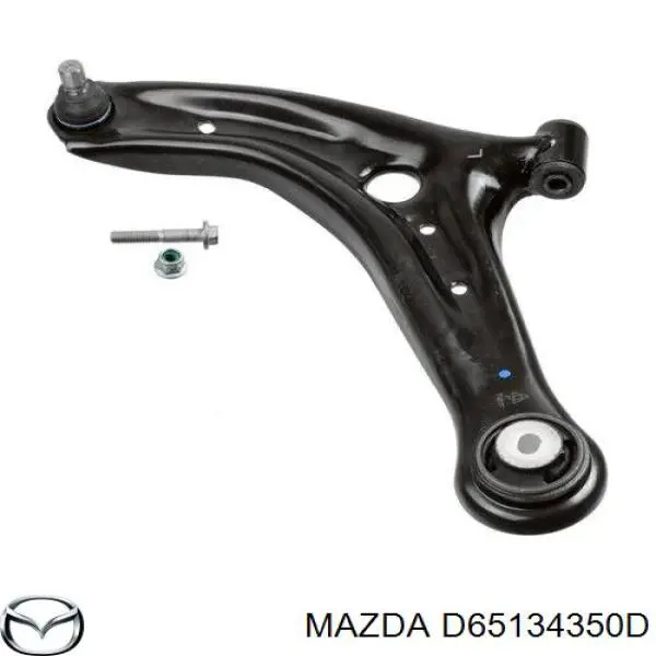 D65134350D Mazda barra oscilante, suspensión de ruedas delantera, inferior izquierda
