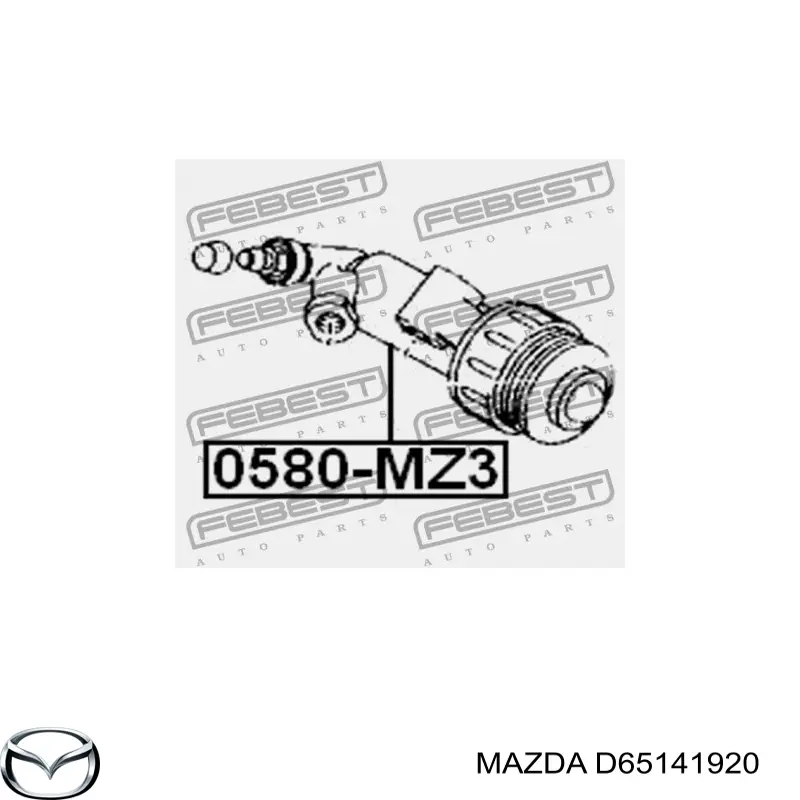 Bomba auxiliar de embrague Mazda D65141920 precio, desde 43,26 EUR