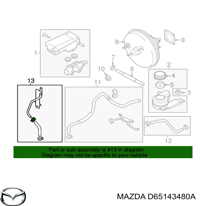  Mazda D65143480A precio, desde 154,88 EUR